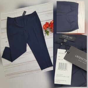 Lafayette 148 Women Wool Blend Stretch Straight Trouser Slack Pants Size 20W NEW